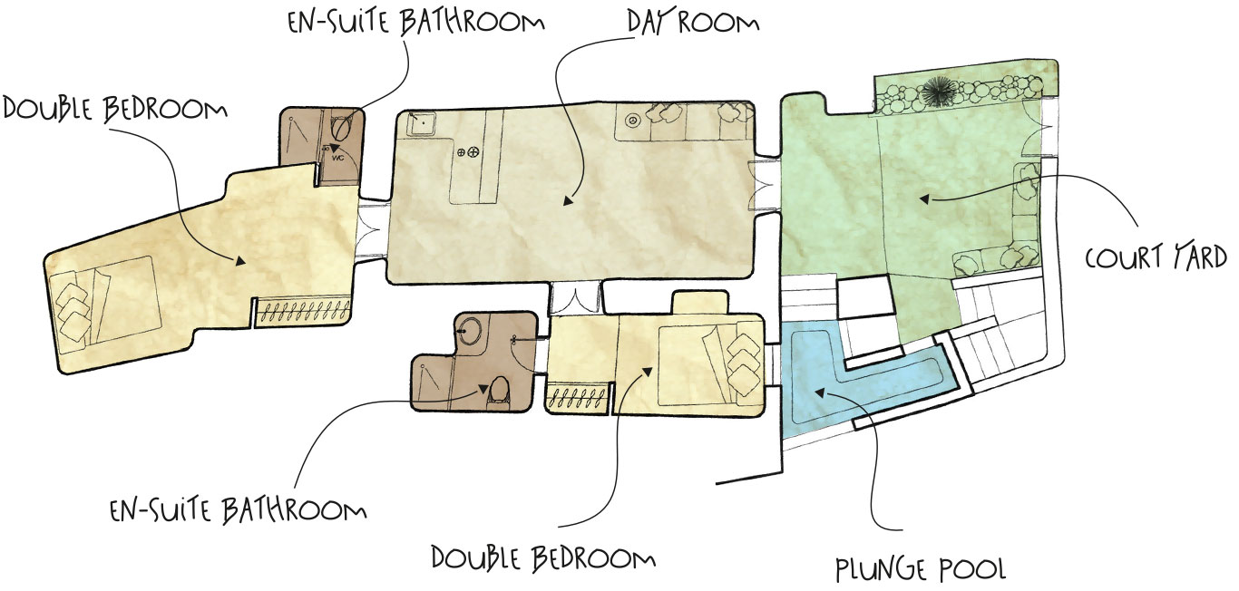 Villa Orpheus Layout