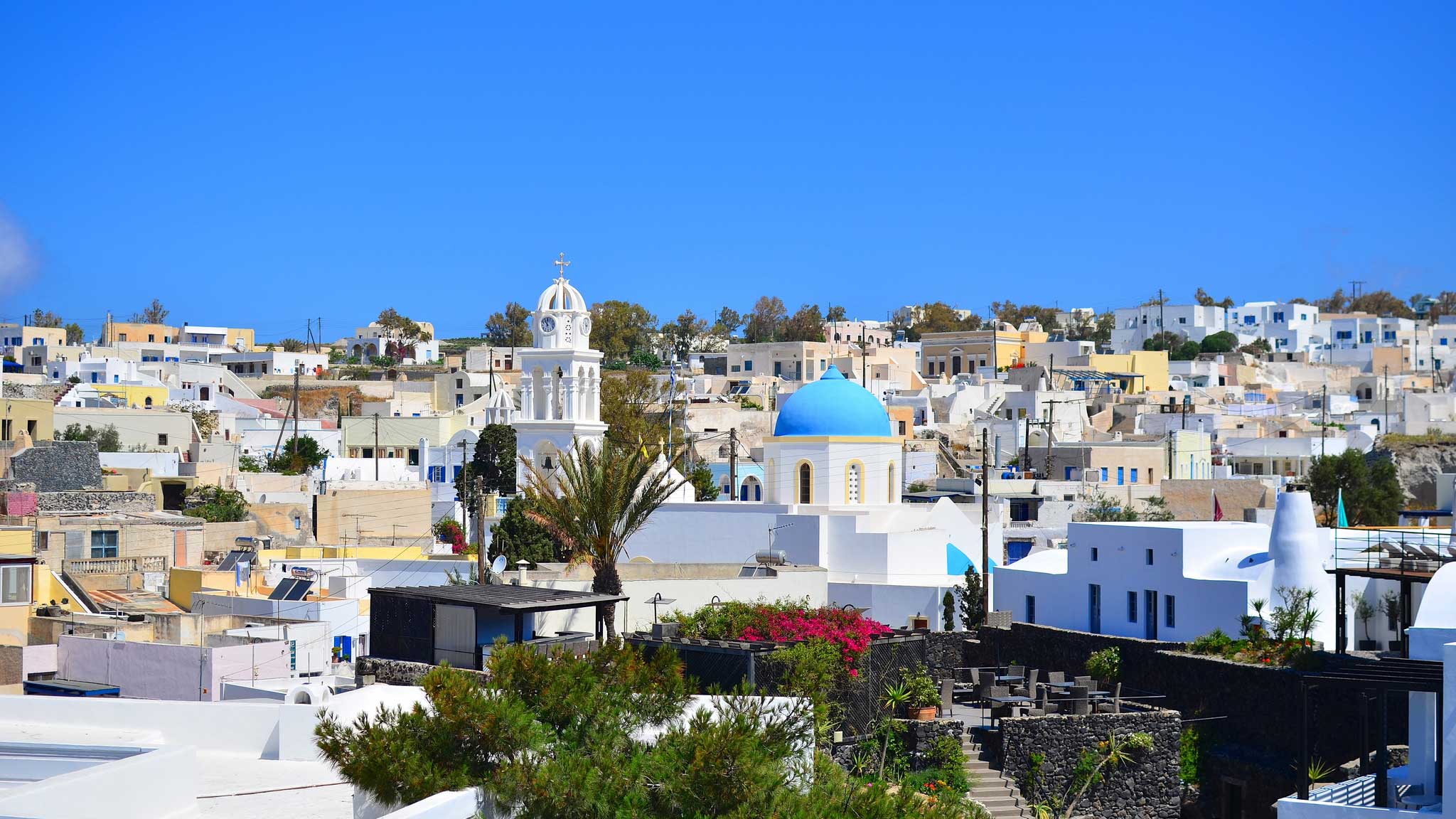 Megalochori Village, Santorini